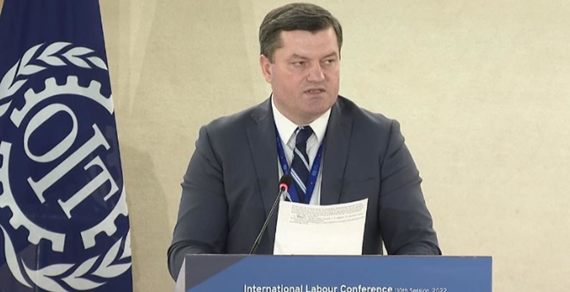 Liderul CNSM a rostit un discurs la Conferința Internațională a Muncii