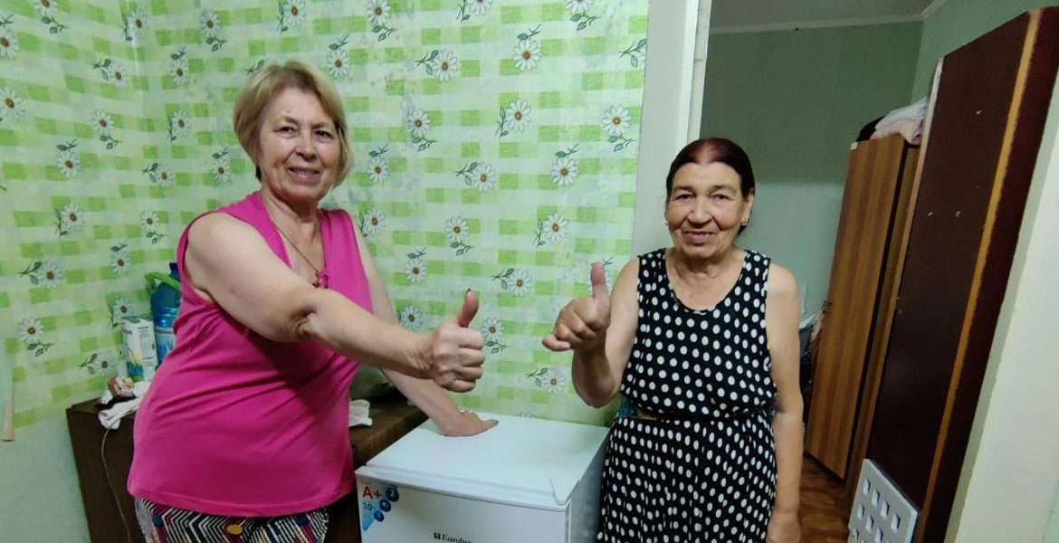 Четыре центра для украинских беженцев оснащены холодильниками на европейские деньги