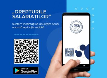 CNSM a lansat, cu suportul OIM, aplicația mobilă „Drepturile salariaților”