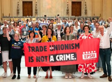 EPSU îi susține pe sindicaliștii din Europa care se confruntă cu probleme