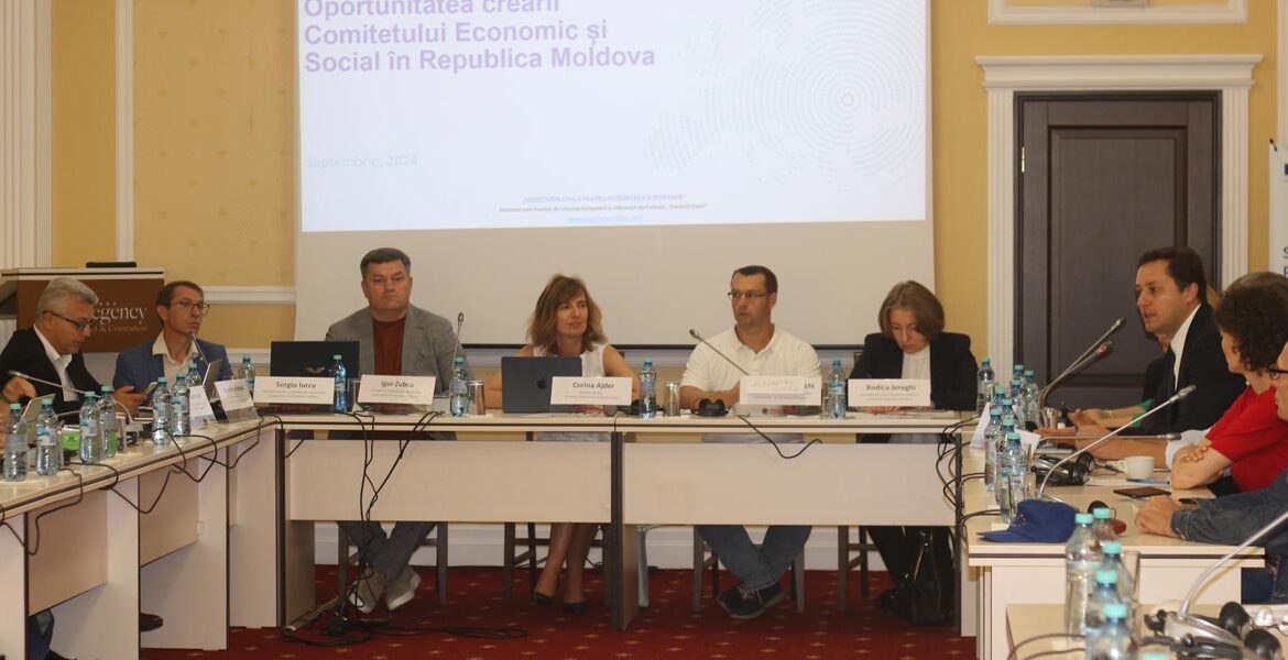 CNSM, alături de experții implicați în crearea Comitetului Economic și Social în Moldova