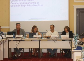 CNSM, alături de experții implicați în crearea Comitetului Economic și Social în Moldova