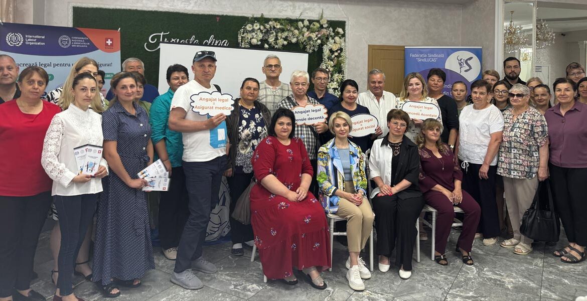 «SindLUCAS» посетила Флорешть в рамках проводимой CNSM кампании