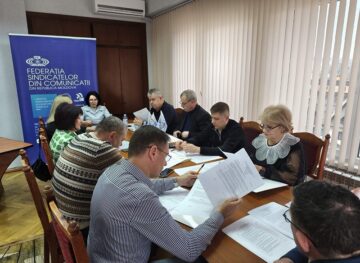 Membrii Biroului Executiv al Federației Sindicatelor din Comunicații din Moldova s-au reunit în ședință ordinară