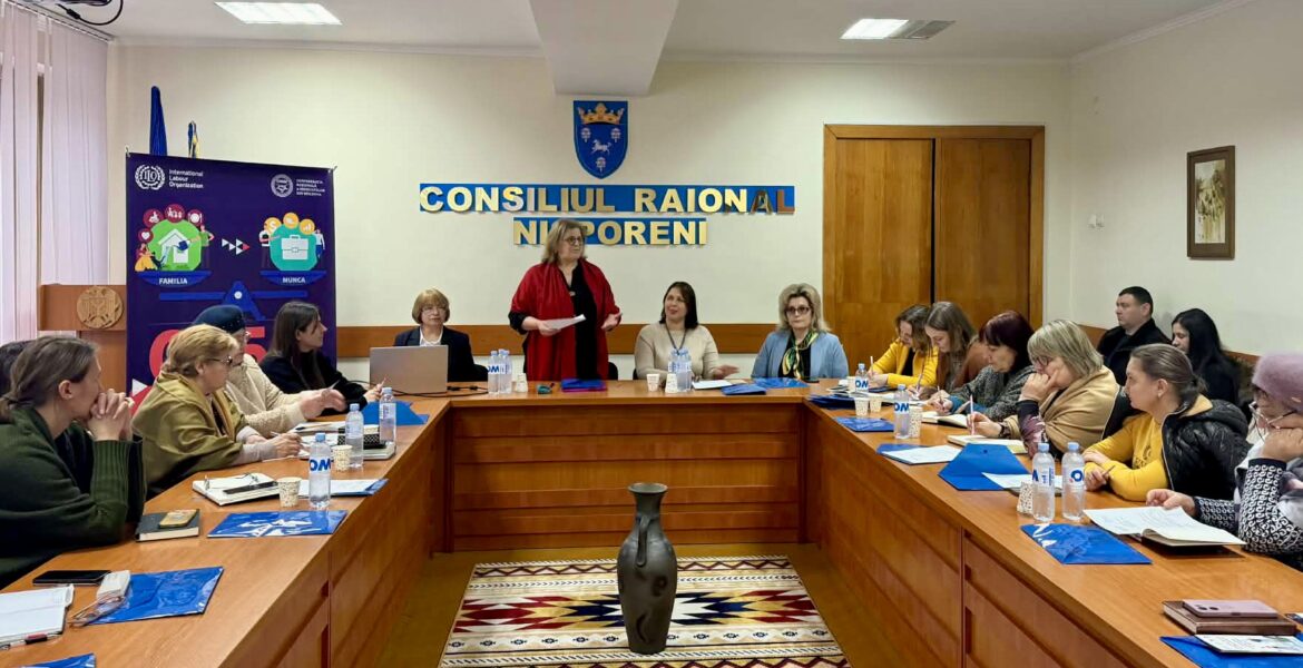 CNSM promovează egalitatea de tratament pentru lucrătorii cu responsabilități familiale, la Nisporeni