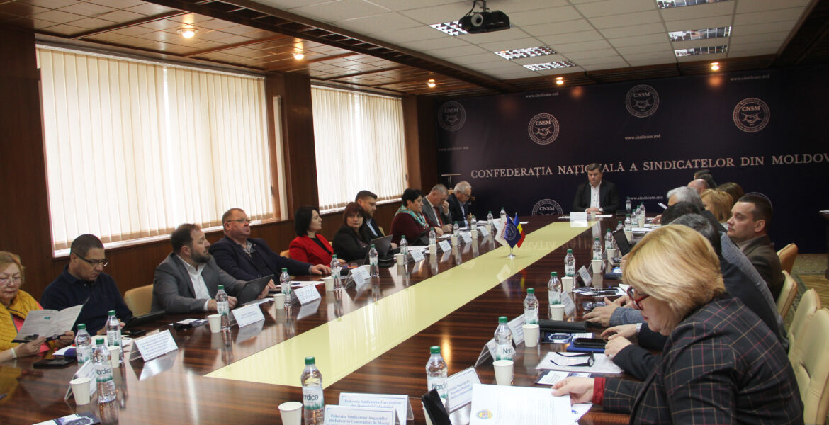 Comitetul Confederal al CNSM a examinat priorități strategice pentru anul 2026 și a aprobat propuneri la politica fiscală pentru 2027