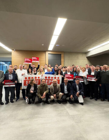 Constituanta regională EPSU la Chișinău: Igor Zubcu, președinte CNSM, subliniază importanța solidarității sindicale