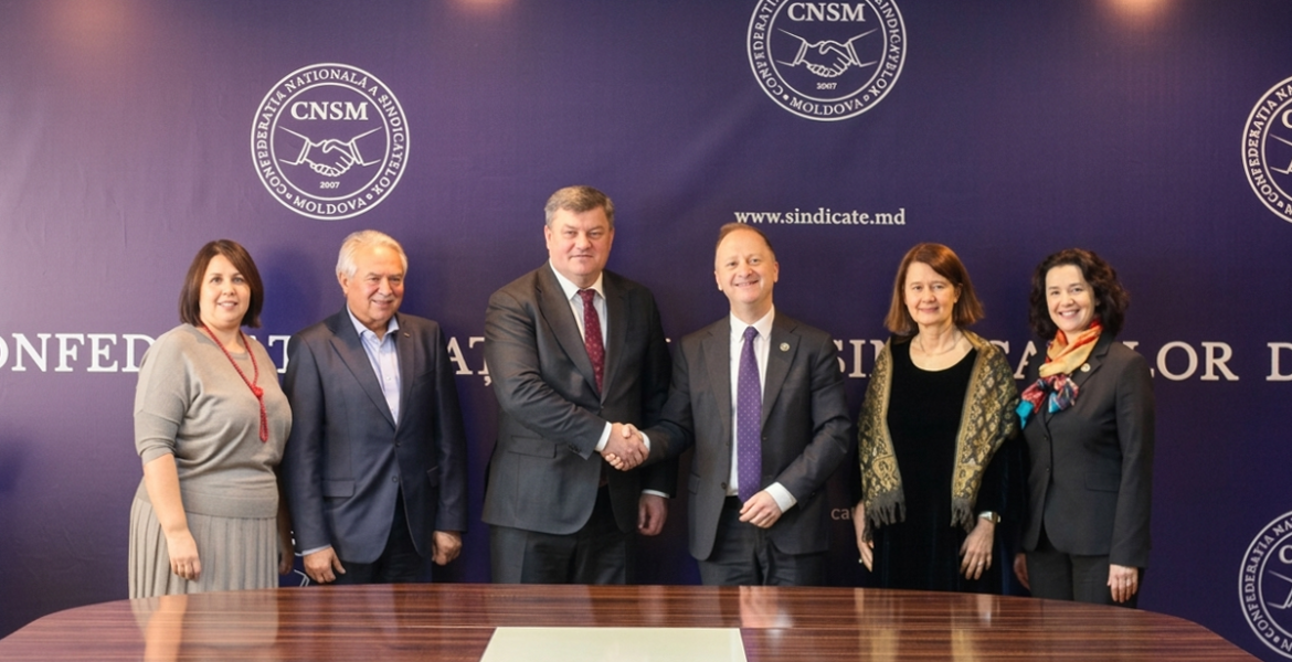 Conducerea CNSM s-a întâlnit cu directorii regionali ai Organizației Internaționale a Muncii