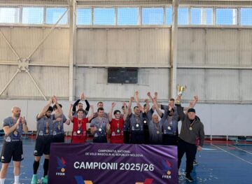 CNSM–USM a devenit campioană națională la volei masculin