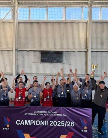 CNSM–USM a devenit campioană națională la volei masculin