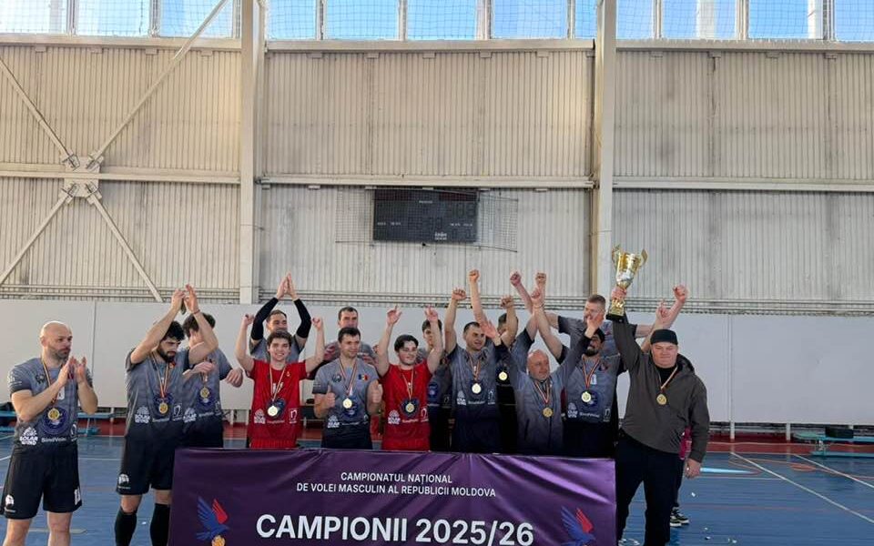 CNSM–USM a devenit campioană națională la volei masculin