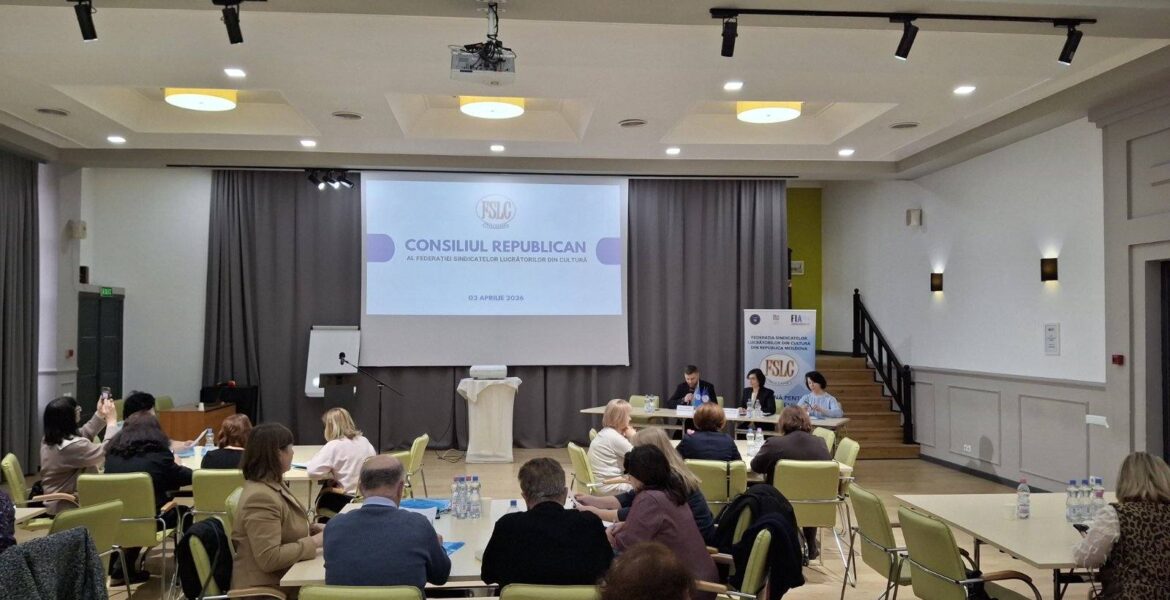 Problemele lucrătorilor din cultură, discutate la Consiliul Republican al FSLC