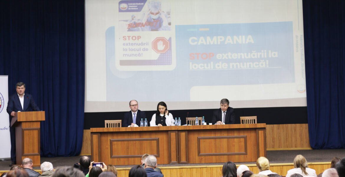 Provocări și soluții în sănătate: Federația „Sănătatea” înaintează revendicări și lansează campania „STOP extenuării la locul de muncă!”