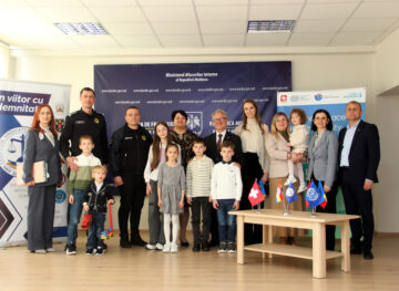 Sprijin pentru familiile polițiștilor de frontieră: Federația „SINDLEX” și partenerii săi inaugurează un spațiu prietenos pentru copii la Ungheni