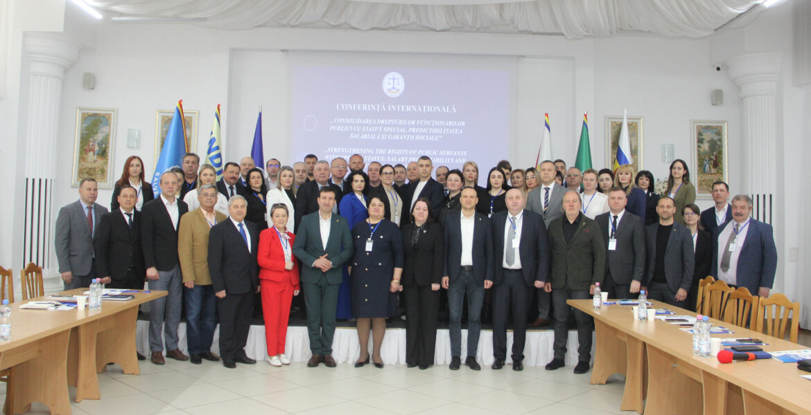 Conferință internațională dedicată consolidării drepturilor funcționarilor publici cu statut special, organizată de Federația „SINDLEX”