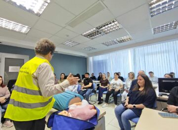 Instruire privind acordarea primului ajutor și siguranța la locul de muncă pentru angajații S.A. „Apă-Canal” Chișinău