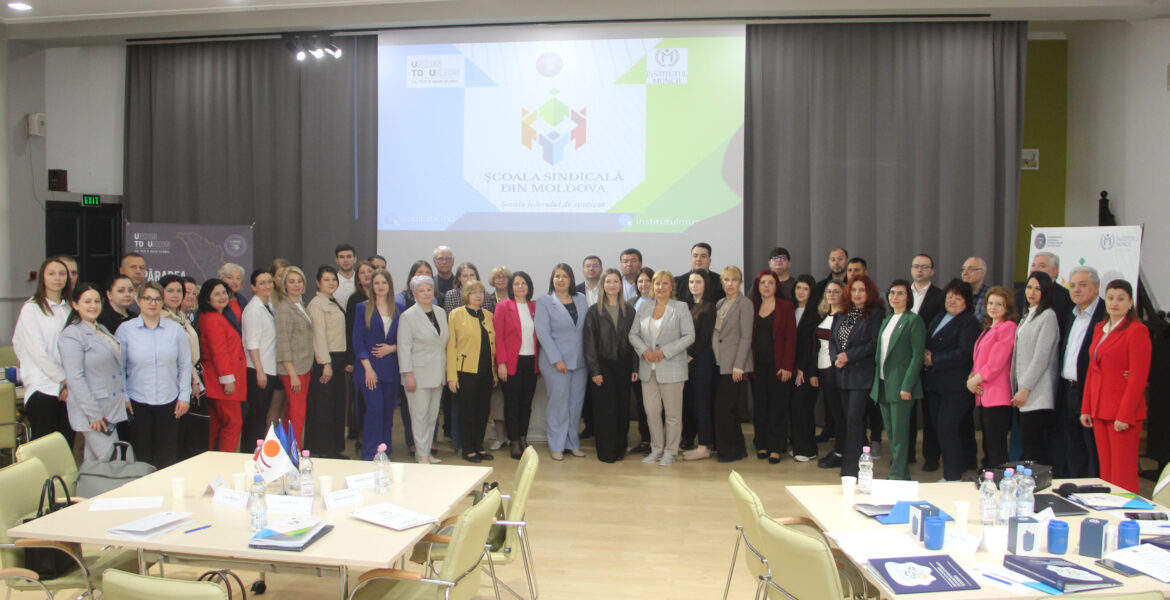 A fost lansată ediția a XII-a a proiectului educațional „Școala Sindicală din Moldova”