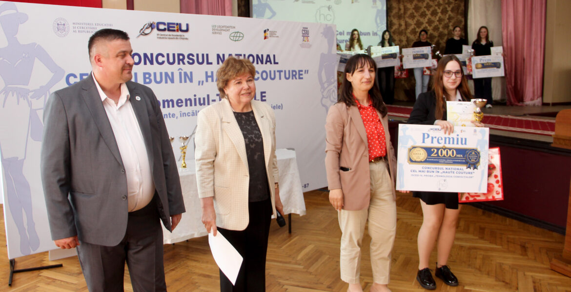 Concursul național „Cel mai bun în Haute Couture”, ediția a VII-a, organizat la Chișinău