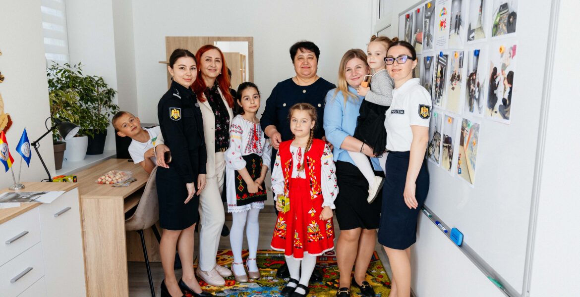 Federația „SINDLEX”,  promovează politici prietenoase familiei: spațiu dedicat copiilor inaugurat la Inspectoratul de Poliție Cahul