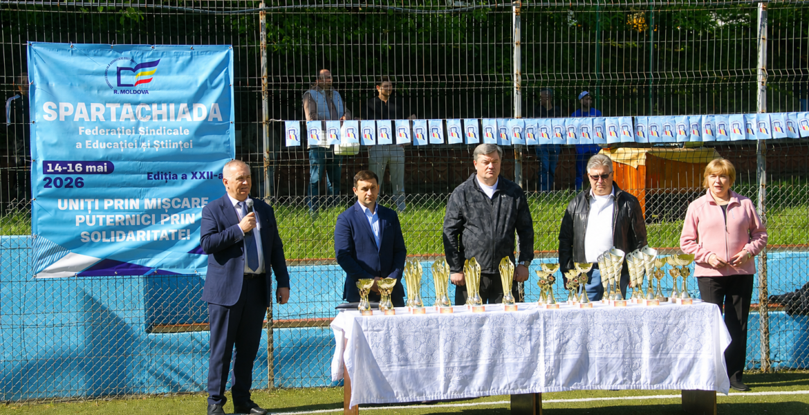 Spartachiada FSEȘ a reunit sute de membri de sindicat într-o adevărată sărbătoare a sportului