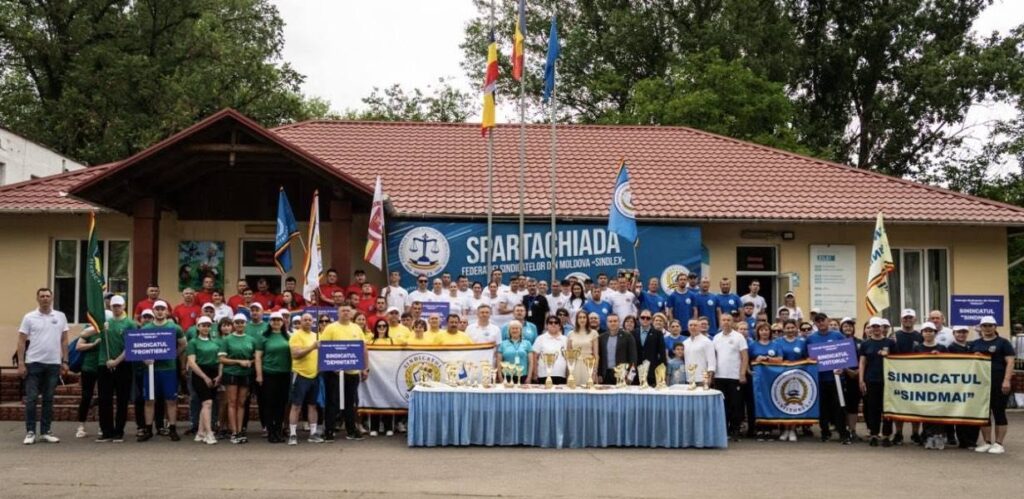 Prima ediție a Spartachiadei FSM „SINDLEX” a fost inaugurată într-o atmosferă de solidaritate, sport și unitate sindicală