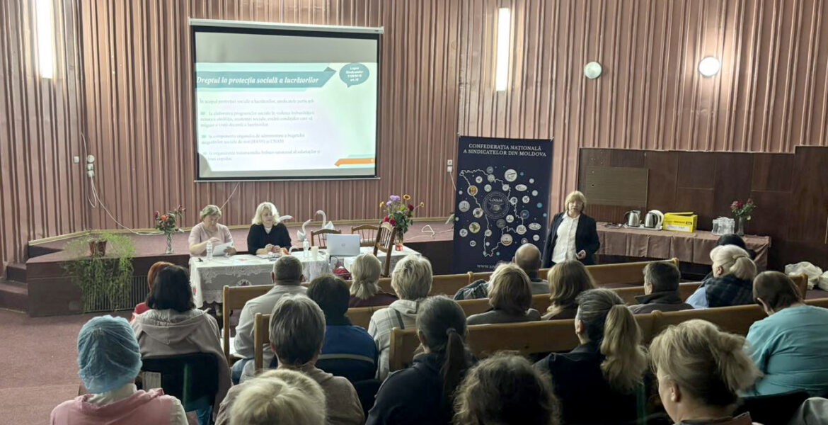 CNSM a instruit sindicaliștii din raionul Dubăsari privind noile modificări legislative în domeniul protecției social-economice a salariaților