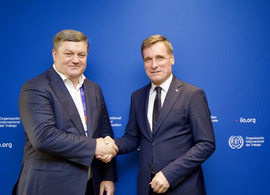 Igor Zubcu s-a întâlnit la Geneva cu Oliver Röpke, directorul Biroului pentru Activitățile Lucrătorilor al Organizației Internaționale a Muncii