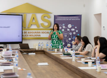 La Casa Națională de Asigurări Sociale a fost organizată o sesiune de informare privind prevenirea și combaterea hărțuirii sexuale la locul de muncă La Casa Națională de Asigurări Sociale a fost organizată o sesiune de informare privind prevenirea și combaterea hărțuirii sexuale la locul de muncă
