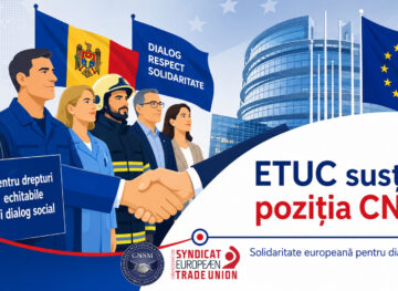 ETUC intervine în sprijinul CNSM pentru apărarea negocierii colective în Republica Moldova
