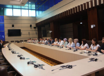Conducerea CNSM a prezentat prioritățile salariaților, membri de sindicat, în dialogul cu Vasile Tofan, candidatul desemnat pentru funcția de prim-ministru Conducerea CNSM a prezentat prioritățile salariaților, membri de sindicat, în dialogul cu Vasile Tofan, candidatul desemnat pentru funcția de prim-ministru